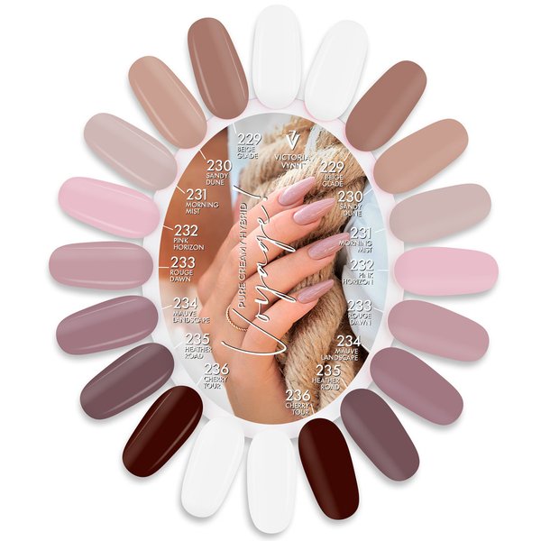 Pure Creamy Hybrid 231 - Morning Mist - Voyage Collection - Herbst Farben