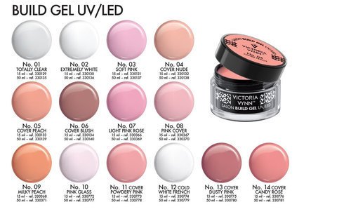 Build Gel UV/LED 13 Cover Dusty Pink 15 ml